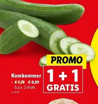 Lidl Komkommer aanbieding