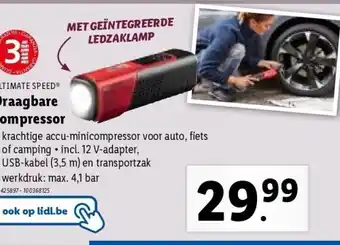 Lidl Draagbare compressor aanbieding