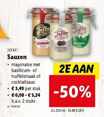 Lidl Sauzen aanbieding