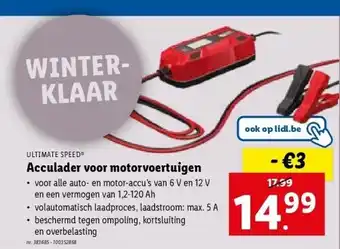 Lidl Acculader voor motorvoertuigen aanbieding