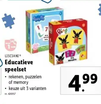Lidl Educatieve speelset aanbieding