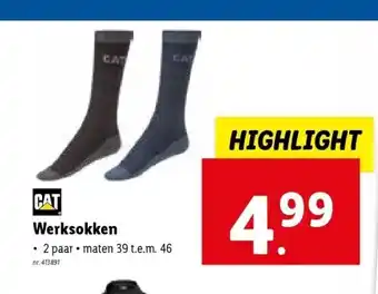 Lidl Werksokken aanbieding