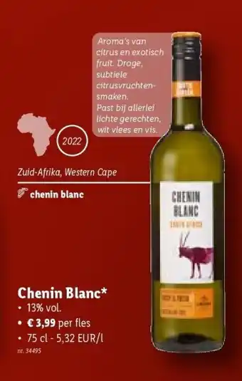 Lidl Chenin blanc aanbieding