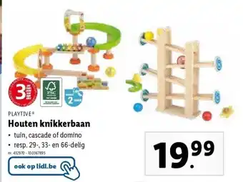 Lidl Houten knikkerbaan aanbieding