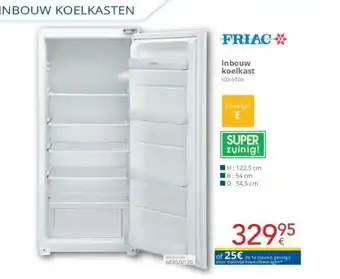 Eldi FRIAC Inbouw koelkast ICO 0120 aanbieding