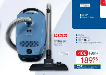 Eldi Miele Stofzuiger C1 JUNIOR TECH BLUE aanbieding