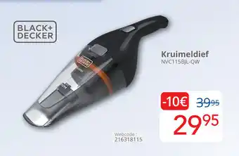 Eldi BLACK+ DECKER Kruimeldief NVC115BJL-QW aanbieding
