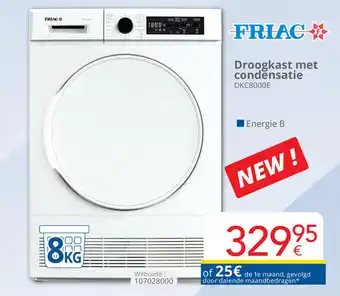 Droogkast met condensatie 8 kg