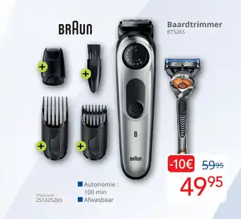Eldi BRAUN Baardtrimmer aanbieding