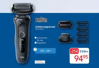 Eldi BRAUN Scheerapparaat aanbieding