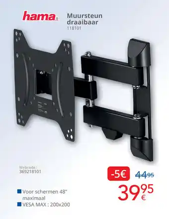 Eldi hamahama. Muursteun Muursteun draaibaar 118101 aanbieding