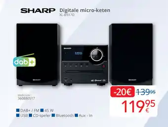 Eldi SHARP Digitale micro-keten aanbieding