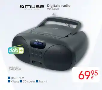 Eldi muse Digitale radio aanbieding