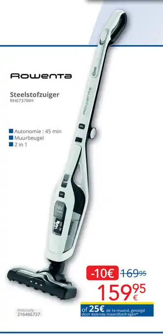 Eldi Rowenta Steelstofzuiger aanbieding