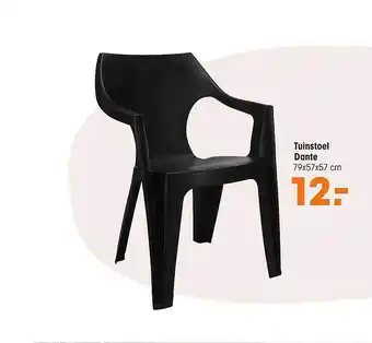 Kwantum Tuinstoel Dante 79x57x57 Cm aanbieding