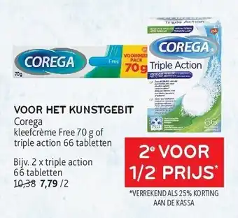 Voor het kunstgebit corega