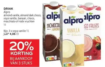 Alvo Drink alpro aanbieding