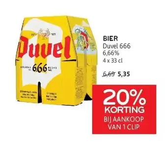 Bier duvel 666 6,66% 4 x 33 cl