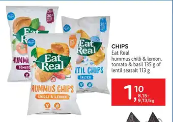 Alvo CHIPS Eat Real 113g aanbieding