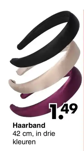 Wibra Haarband aanbieding