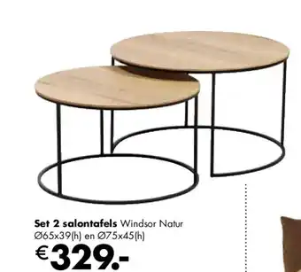 Europoint Set 2 salontafels aanbieding