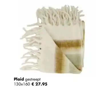 Europoint Plaid gestreept aanbieding