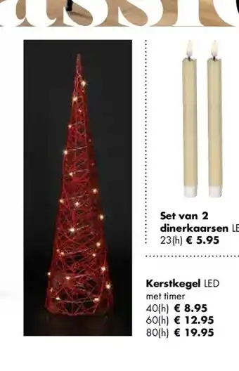 Europoint Kerstkegel led aanbieding