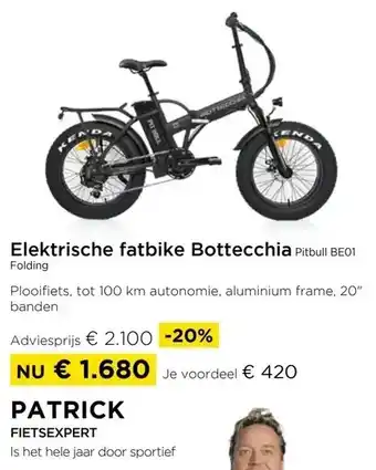 Elektrische fatbike bottecchia pitbull beo