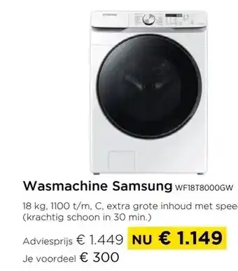 Molecule Wasmachine samsung aanbieding