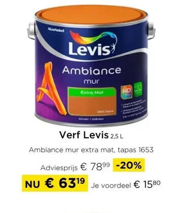 Molecule Verf levis 25 aanbieding