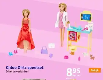 Chloe girlz poppenspeelset