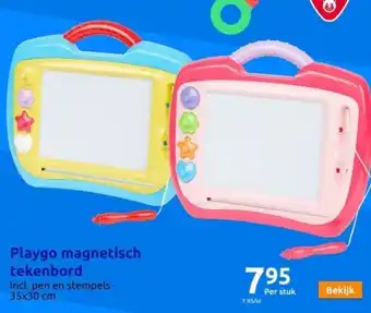 Action Playgo magnetisch tekenbord aanbieding