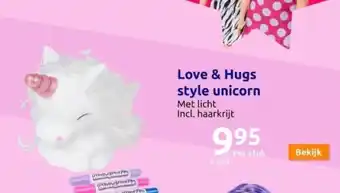 Action Xoxo style eenhoorn aanbieding