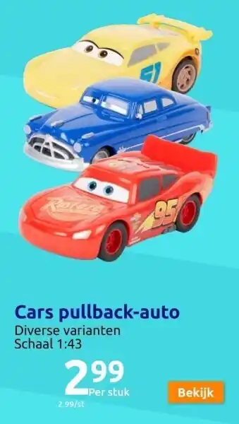 Action Cars speelgoedauto aanbieding