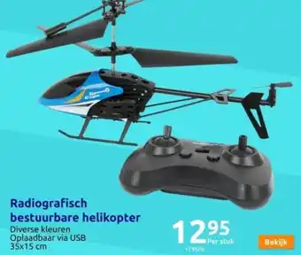 Radiografisch bestuurbare helikopter