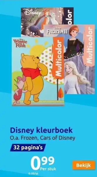 Action Disney kleurboek aanbieding
