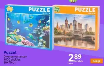 Action Puzzel aanbieding