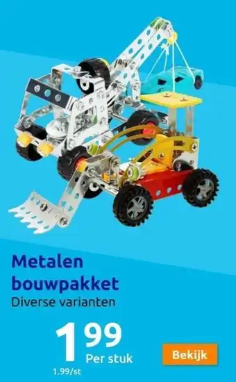 Action Metalen bouwpakket aanbieding