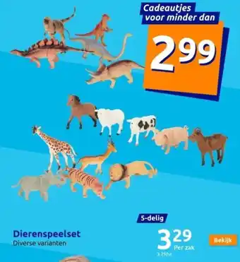 Action Mix van dieren aanbieding