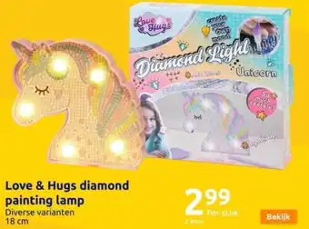 Action Diamond painting met licht aanbieding
