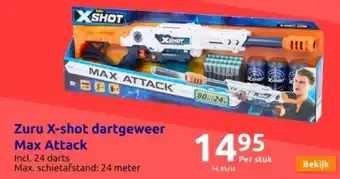 Action Zuru x-shot dartgeweer max attack aanbieding