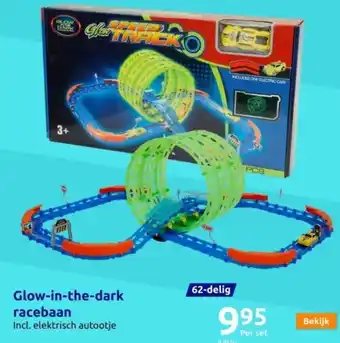Action Glow-in-the-dark racebaan aanbieding