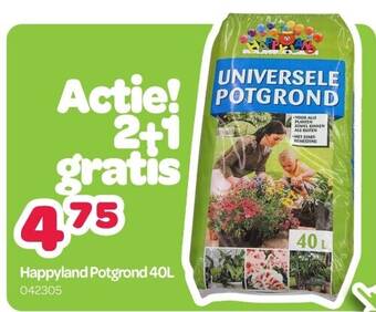 Happyland Happyland potgrond 40l aanbieding