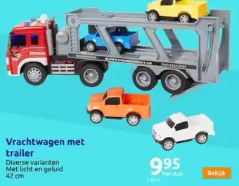 Action Vrachtwagen met trailer aanbieding