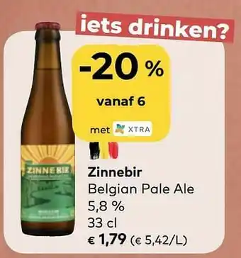 Zinnebir belgian pale ale