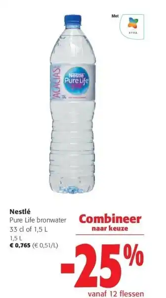 Colruyt Nestlé pure life bronwater aanbieding
