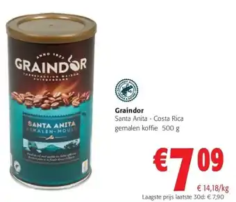 Colruyt Graindor santa anita - costa rica gemalen koffie 500 g aanbieding