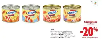 Colruyt Zwan tv gevogelte 205 g aanbieding