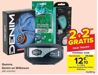 Gamma denim en wilkinson