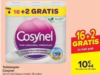 Carrefour Toiletpapier cosynel aanbieding